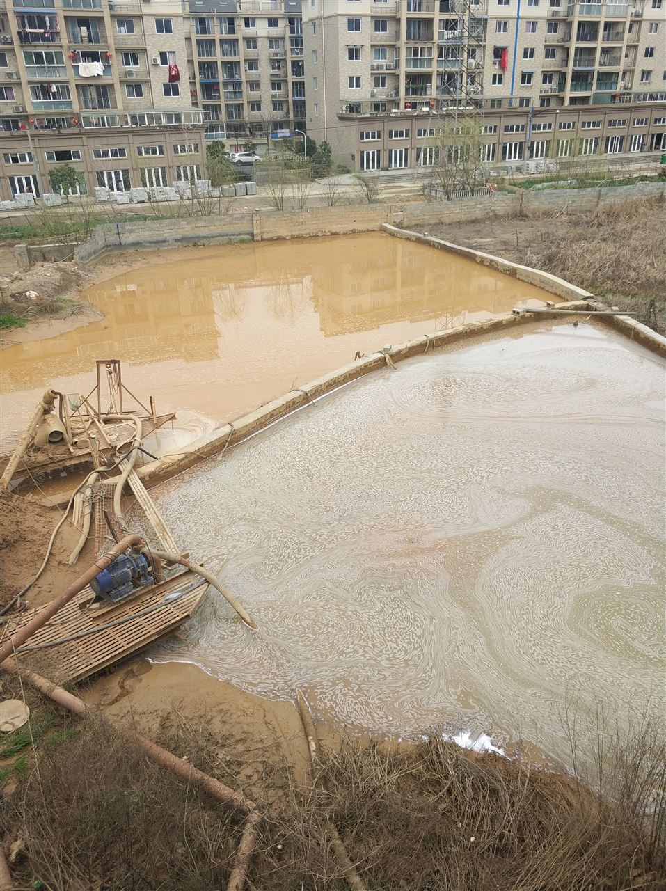 满城沉淀池淤泥清理-厂区废水池淤泥清淤