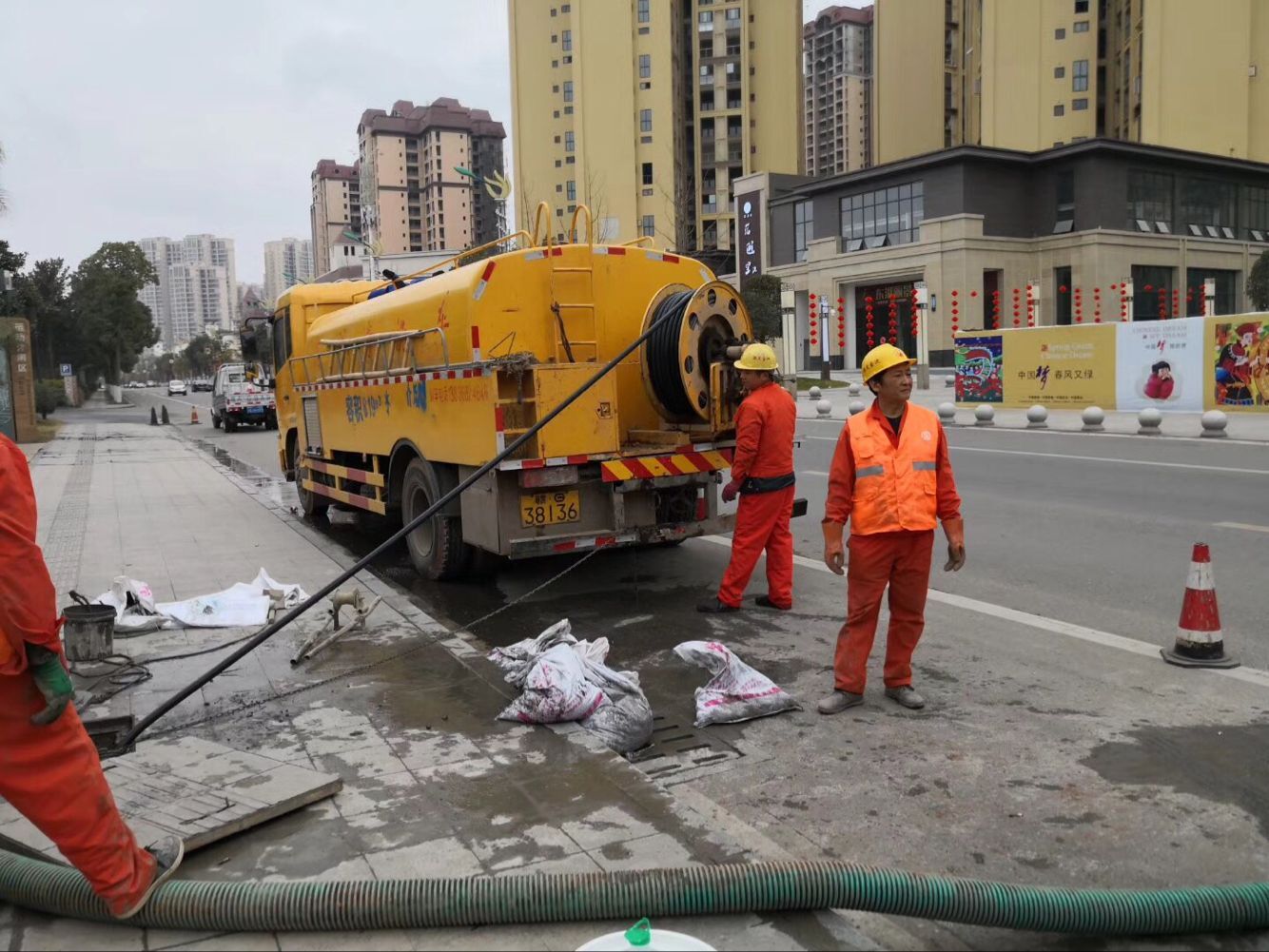 满城排污管道清淤-管道清洗
